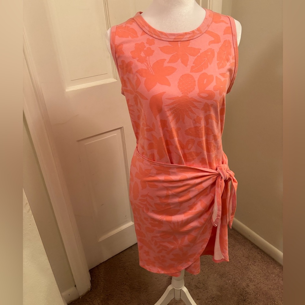 Living Well by Lifestyle Floral Coral  Dress
Wrap Around